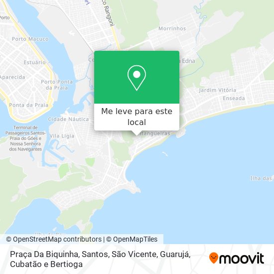 Praça Da Biquinha mapa