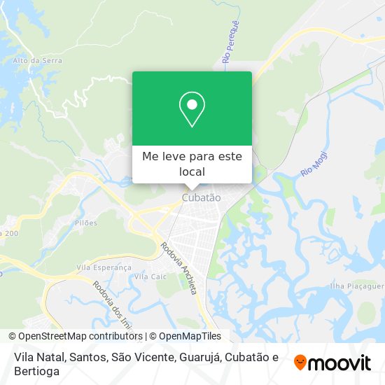 Vila Natal mapa