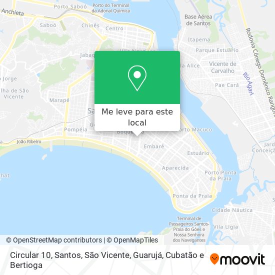 Circular 10 mapa