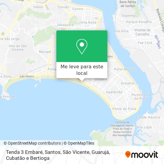 Tenda 3 Embaré mapa