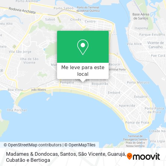 Madames & Dondocas mapa