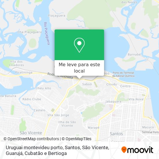 Uruguai montevideu porto mapa