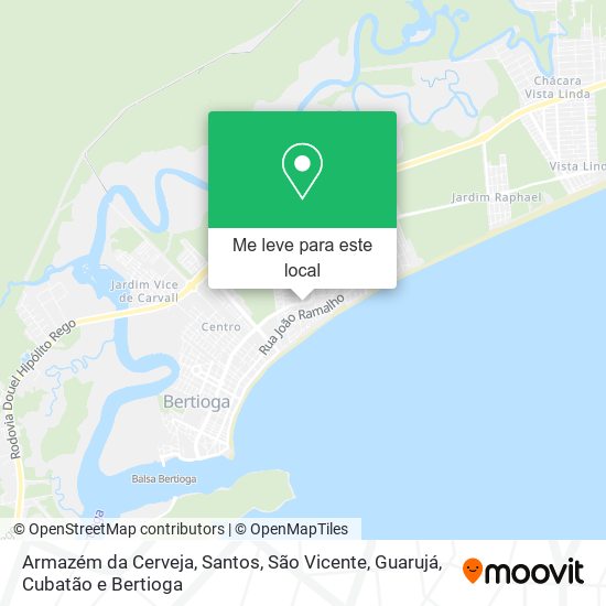 Armazém da Cerveja mapa