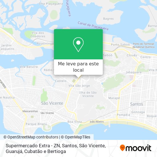 Supermercado Extra - ZN mapa