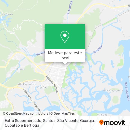 Extra Supermercado mapa