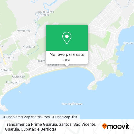 Transamérica Prime Guaruja mapa