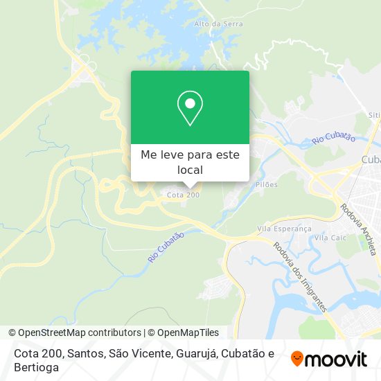 Cota 200 mapa