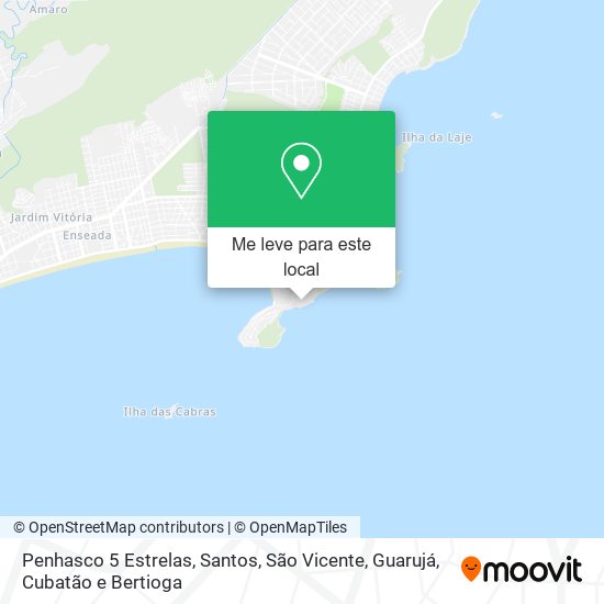 Penhasco 5 Estrelas mapa