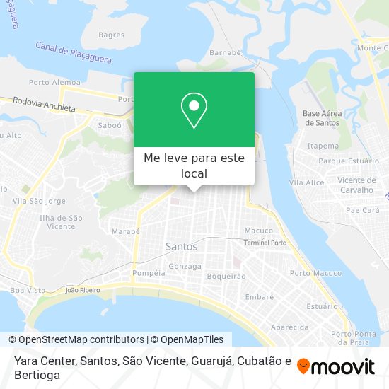 Yara Center mapa