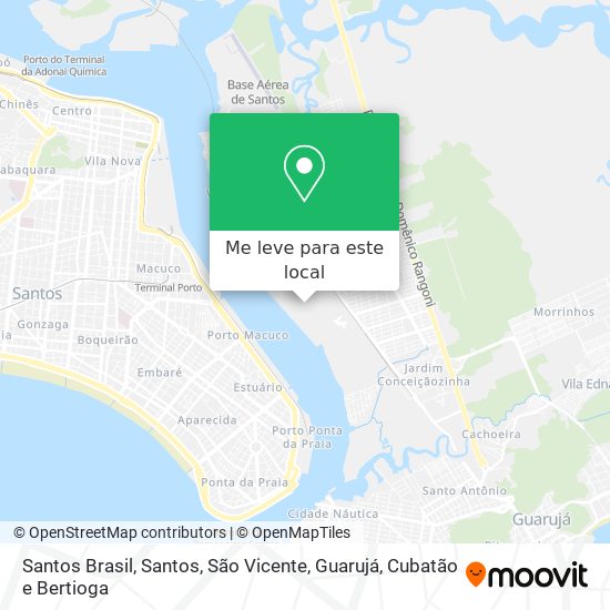 Santos Brasil mapa