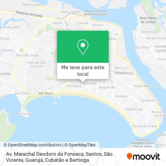 Av. Marechal Deodoro da Fonseca mapa