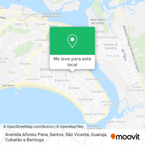 Avenida Afonso Pena mapa