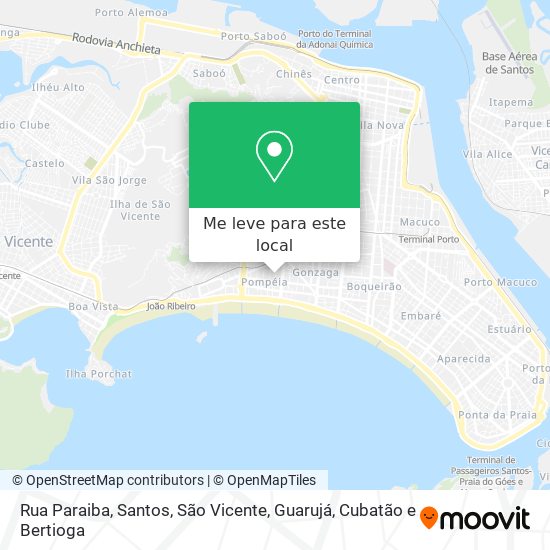 Rua Paraiba mapa