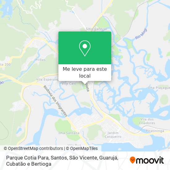 Parque Cotia Para mapa