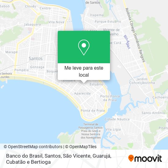 Banco do Brasil mapa