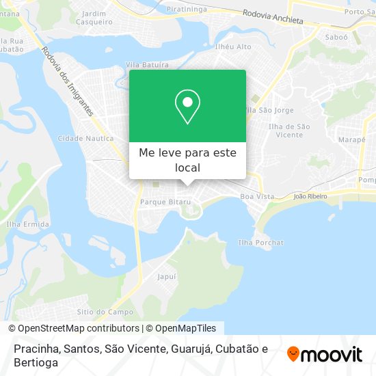 Pracinha mapa