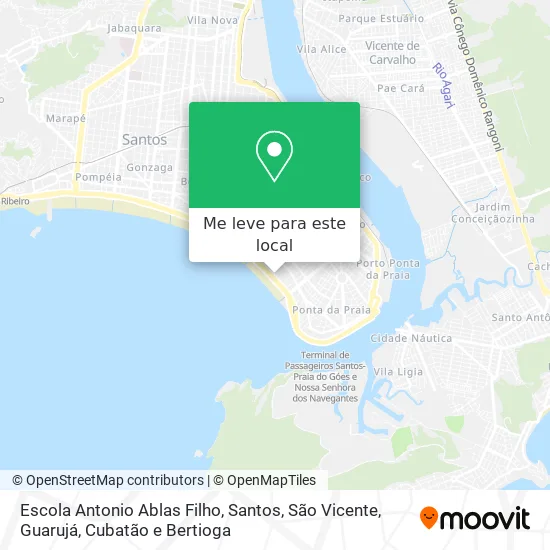 Escola Antonio Ablas Filho mapa