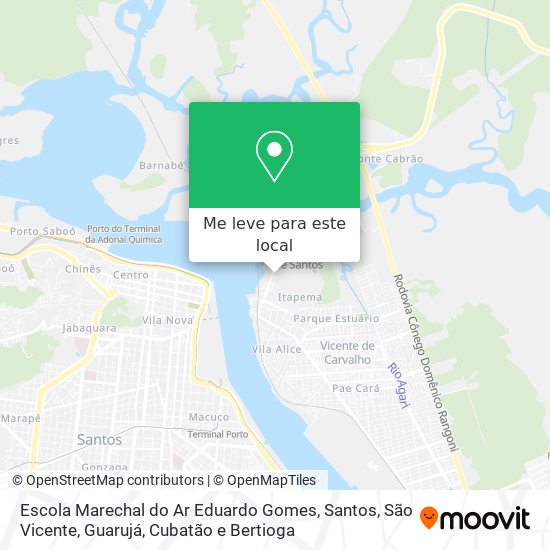 Escola Marechal do Ar Eduardo Gomes mapa