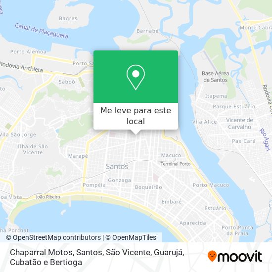 Chaparral Motos mapa