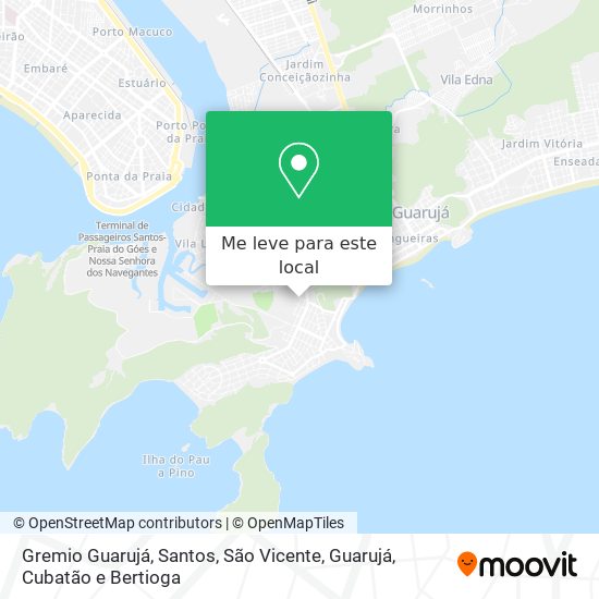Gremio Guarujá mapa