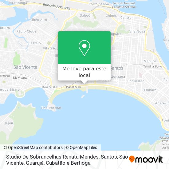 Studio De Sobrancelhas Renata Mendes mapa