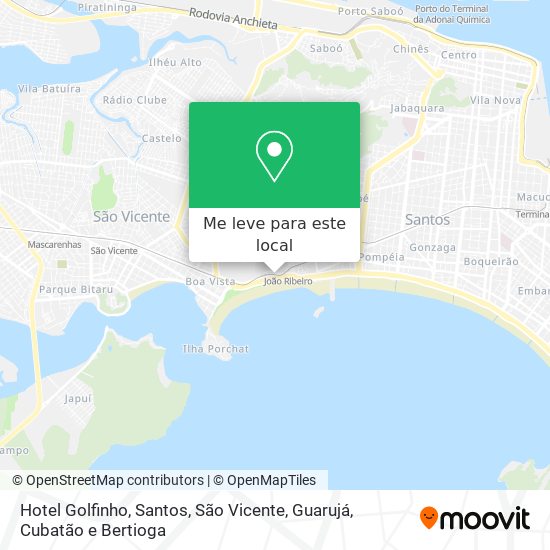 Hotel Golfinho mapa