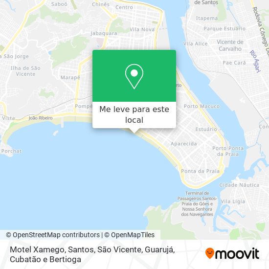 Motel Xamego mapa