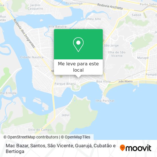 Mac Bazar mapa