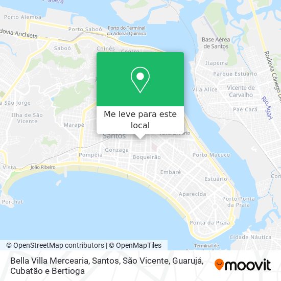 Bella Villa Mercearia mapa
