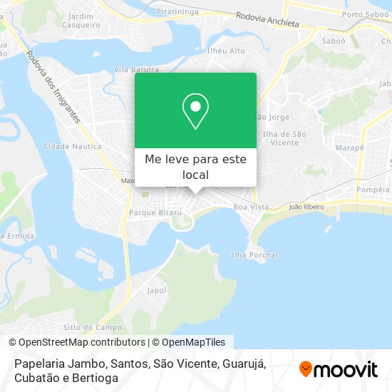 Papelaria Jambo mapa