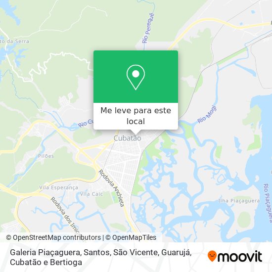Galeria Piaçaguera mapa