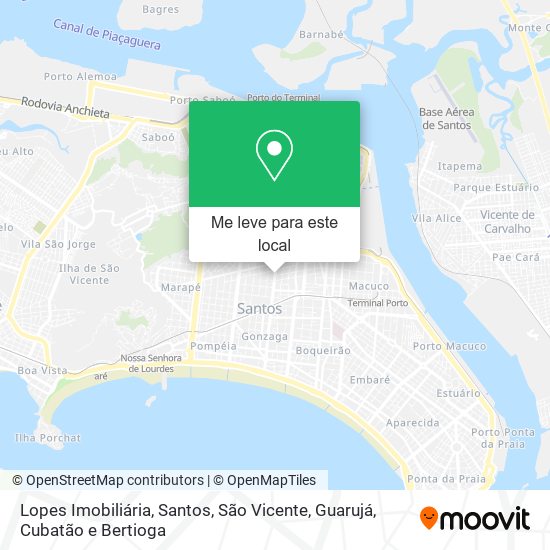 Lopes Imobiliária mapa