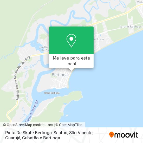 Pista De Skate Bertioga mapa