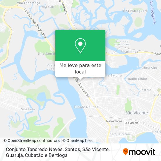 Conjunto Tancredo Neves mapa