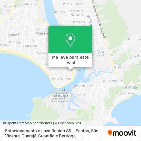 Estacionamento e Lava-Rapido S&L mapa