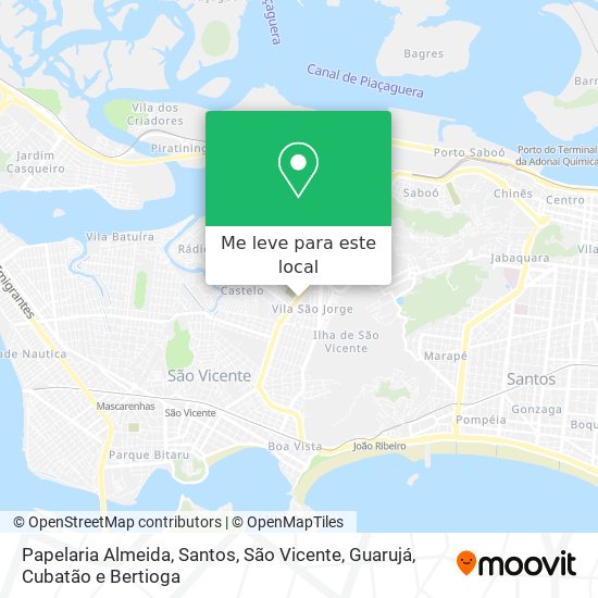 Papelaria Almeida mapa