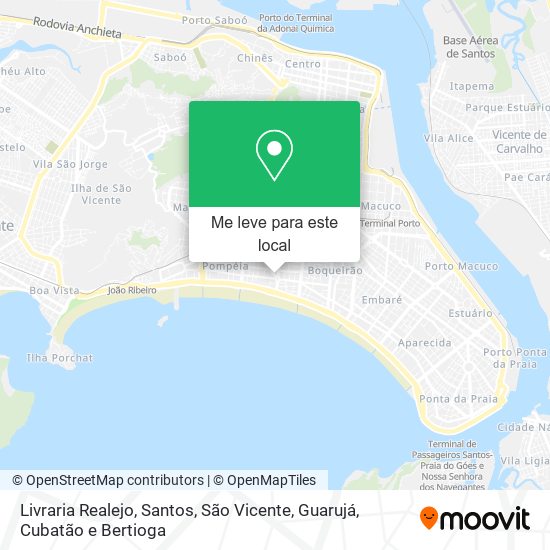 Livraria Realejo mapa