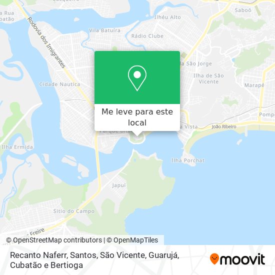 Recanto Naferr mapa