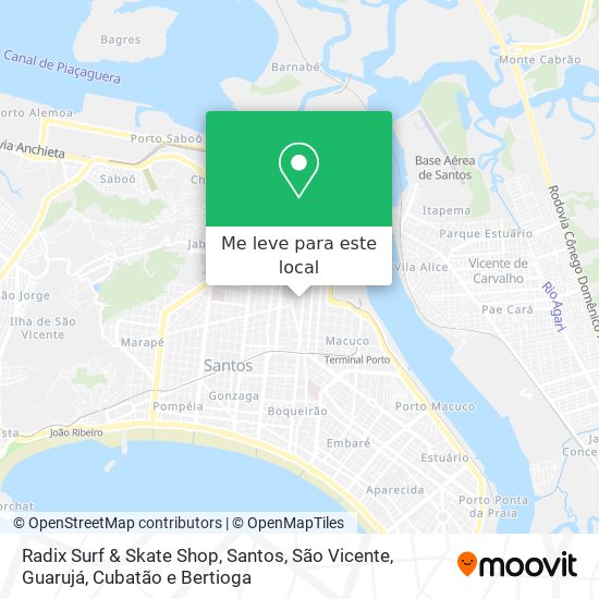 Radix Surf & Skate Shop mapa