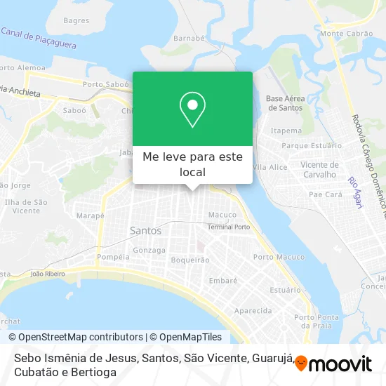 Sebo Ismênia de Jesus mapa