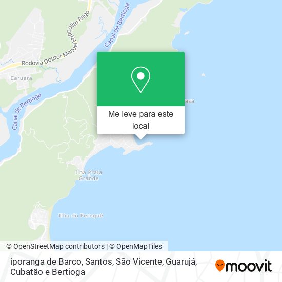 iporanga de Barco mapa