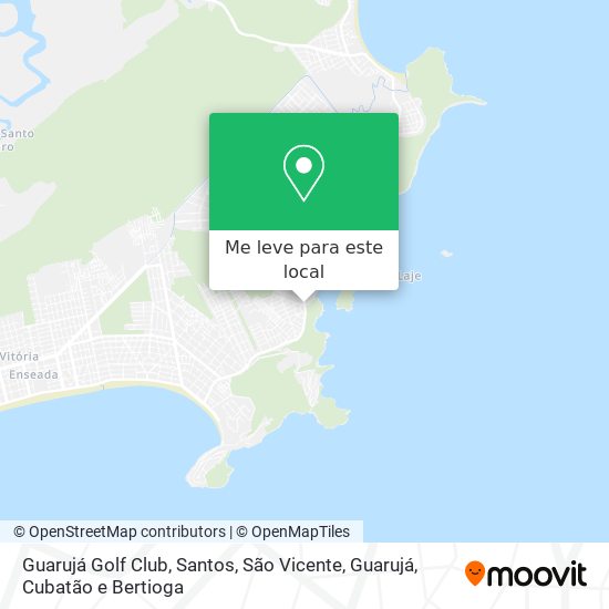 Guarujá Golf Club mapa