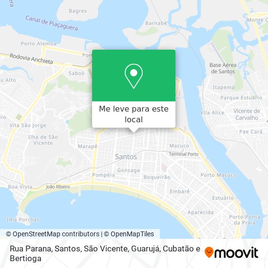 Rua Parana mapa