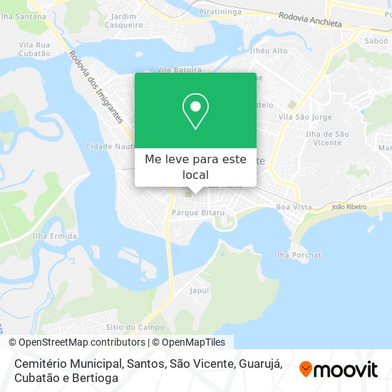 Cemitério Municipal mapa