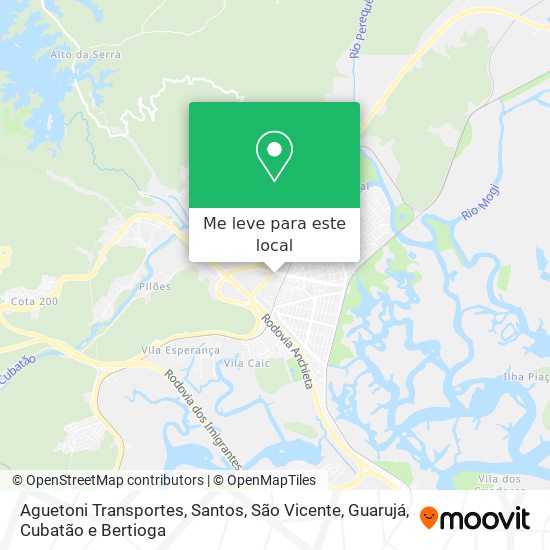 Aguetoni Transportes mapa