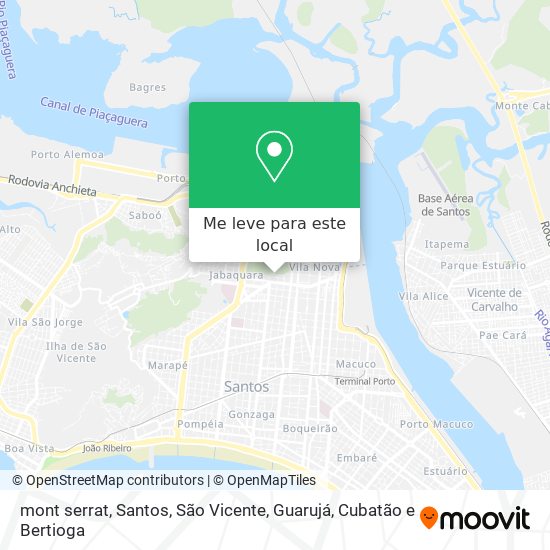 mont serrat mapa