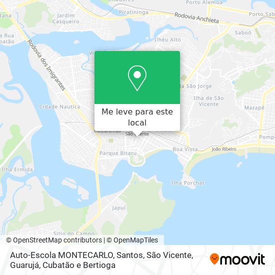 Auto-Escola MONTECARLO mapa