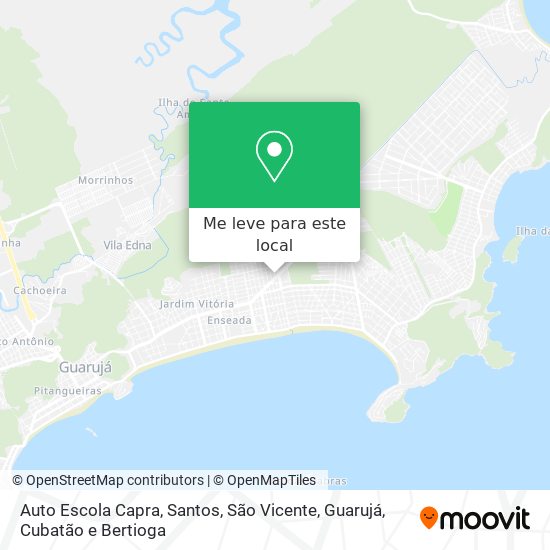 Auto Escola Capra mapa