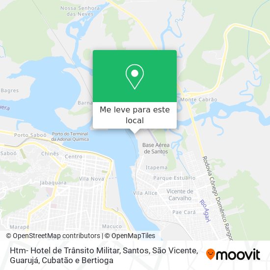 Htm- Hotel de Trânsito Militar mapa