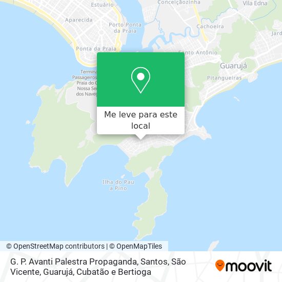 G. P. Avanti Palestra Propaganda mapa